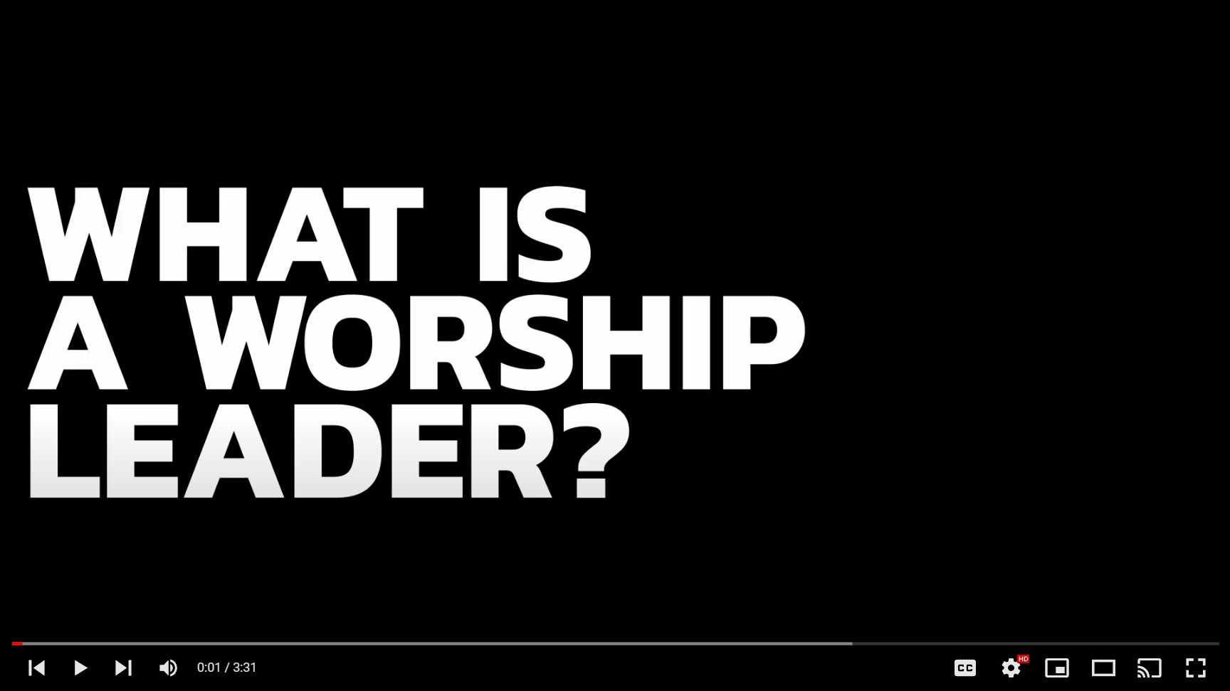 what is a worship leader thumbnail
